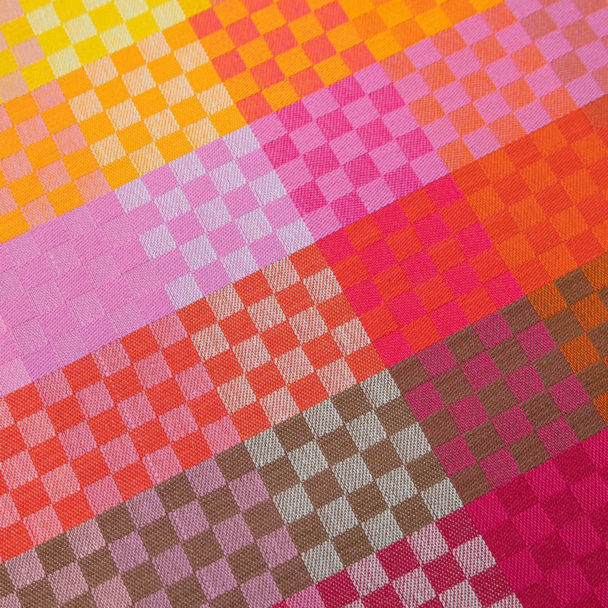 foekje fleur - tea towel #136A checkered check