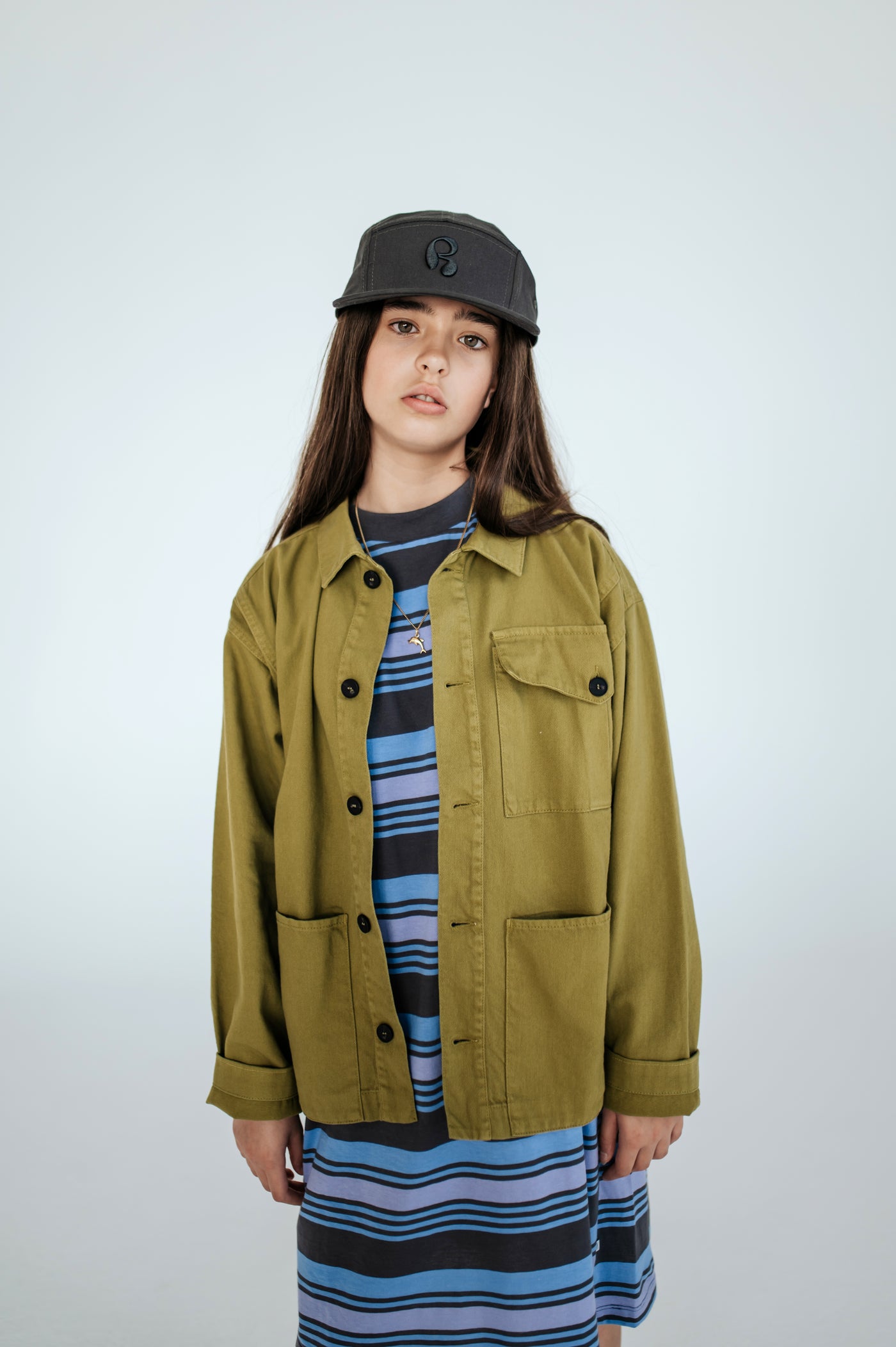 pocket jacket - green moss