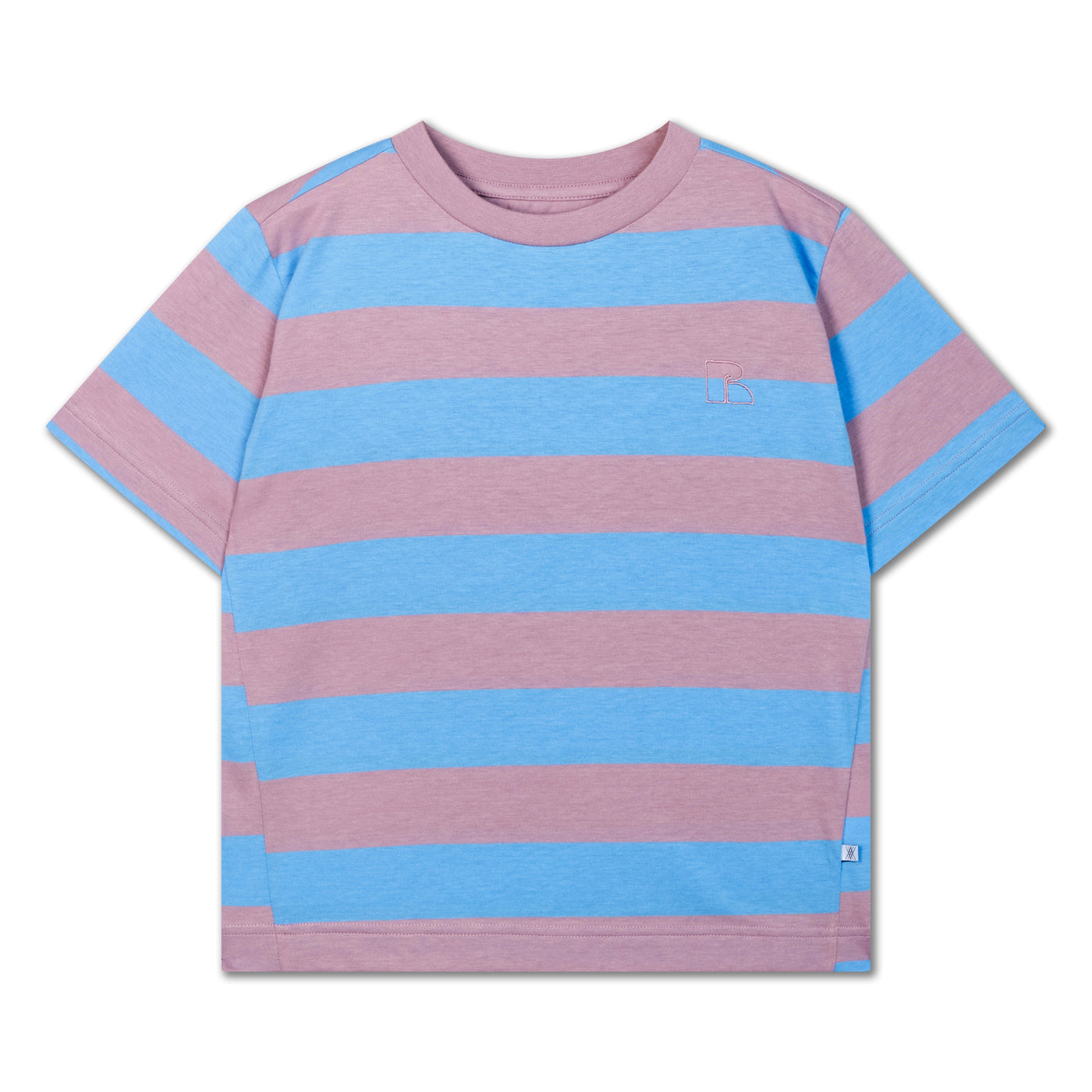 tee shirt - summer blue elderberry stripe