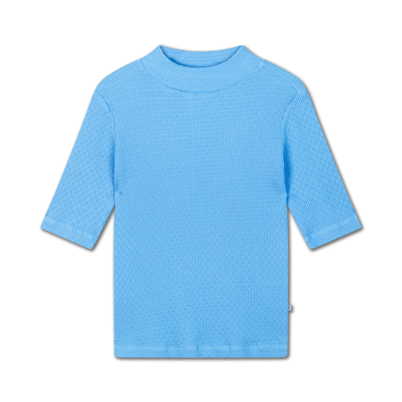 turtle neck ss - summer day blue