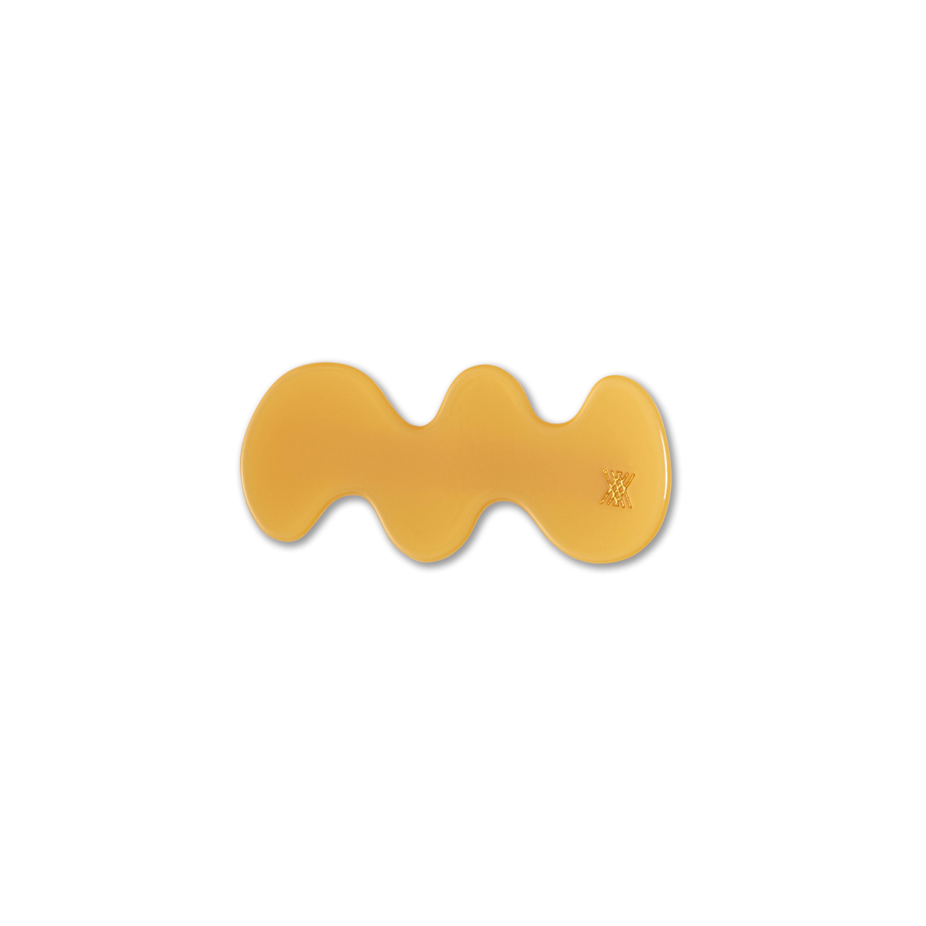 wavy hair clip - golden