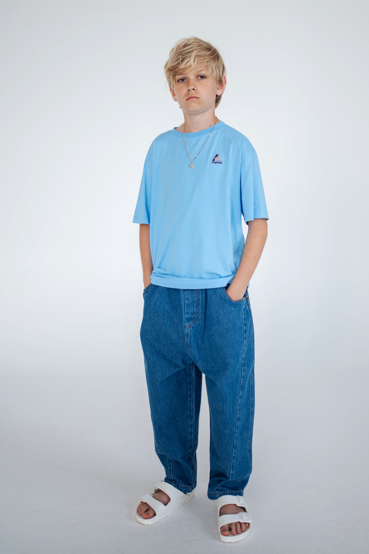 tee shirt - summer day blue