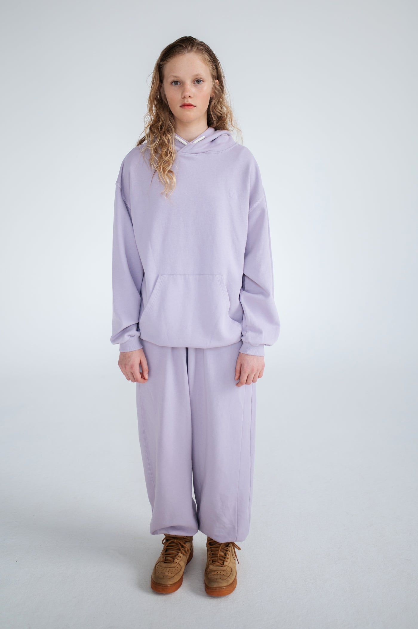 wide sweatpant - lavender fog