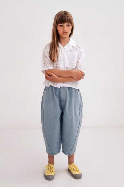 wide pant - cloudy blue