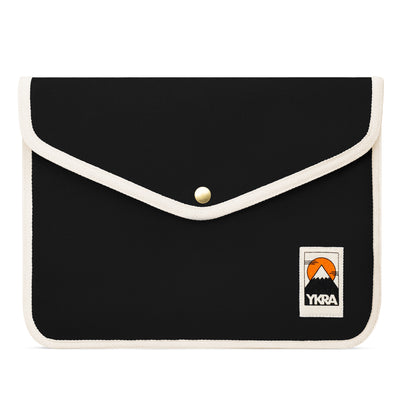 ykra laptop case large - black