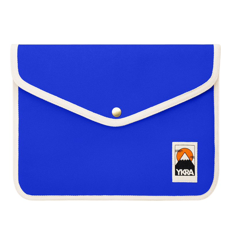 ykra laptop case large - blue