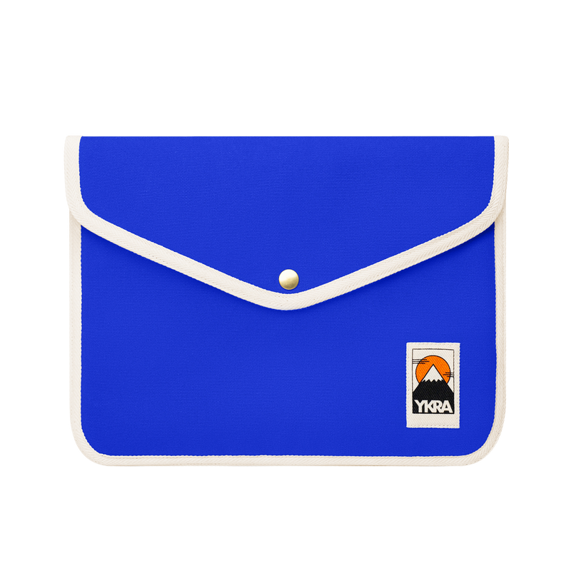 ykra laptop case small - blue