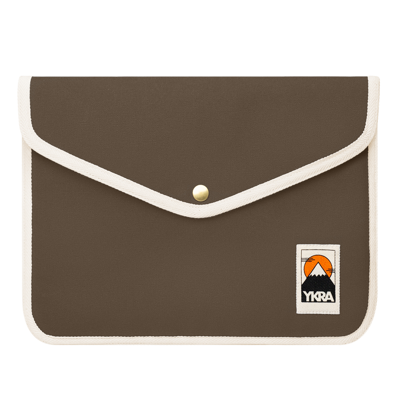ykra laptop case large - khaki