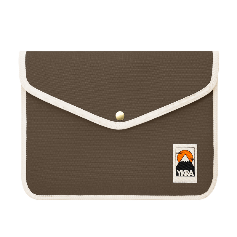 ykra laptop case medium - khaki