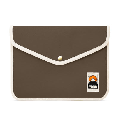 ykra laptop case medium - khaki