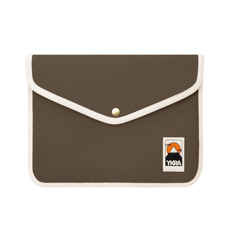 ykra laptop case small - khaki