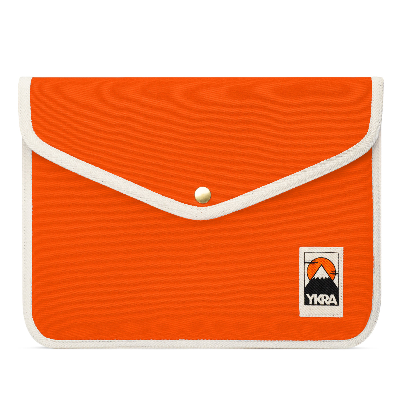 ykra laptop case large - orange