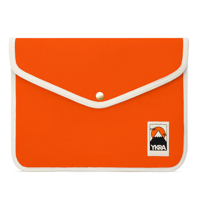 ykra laptop case large - orange