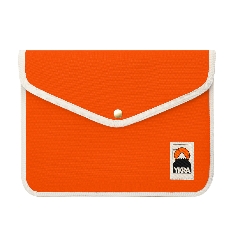 ykra laptop case medium - orange