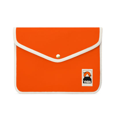 ykra laptop case small - orange