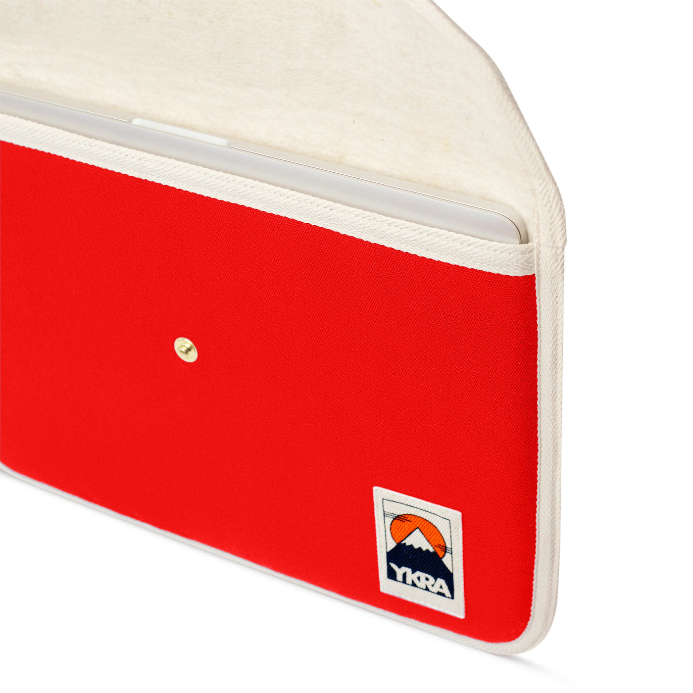 ykra laptop case large - red