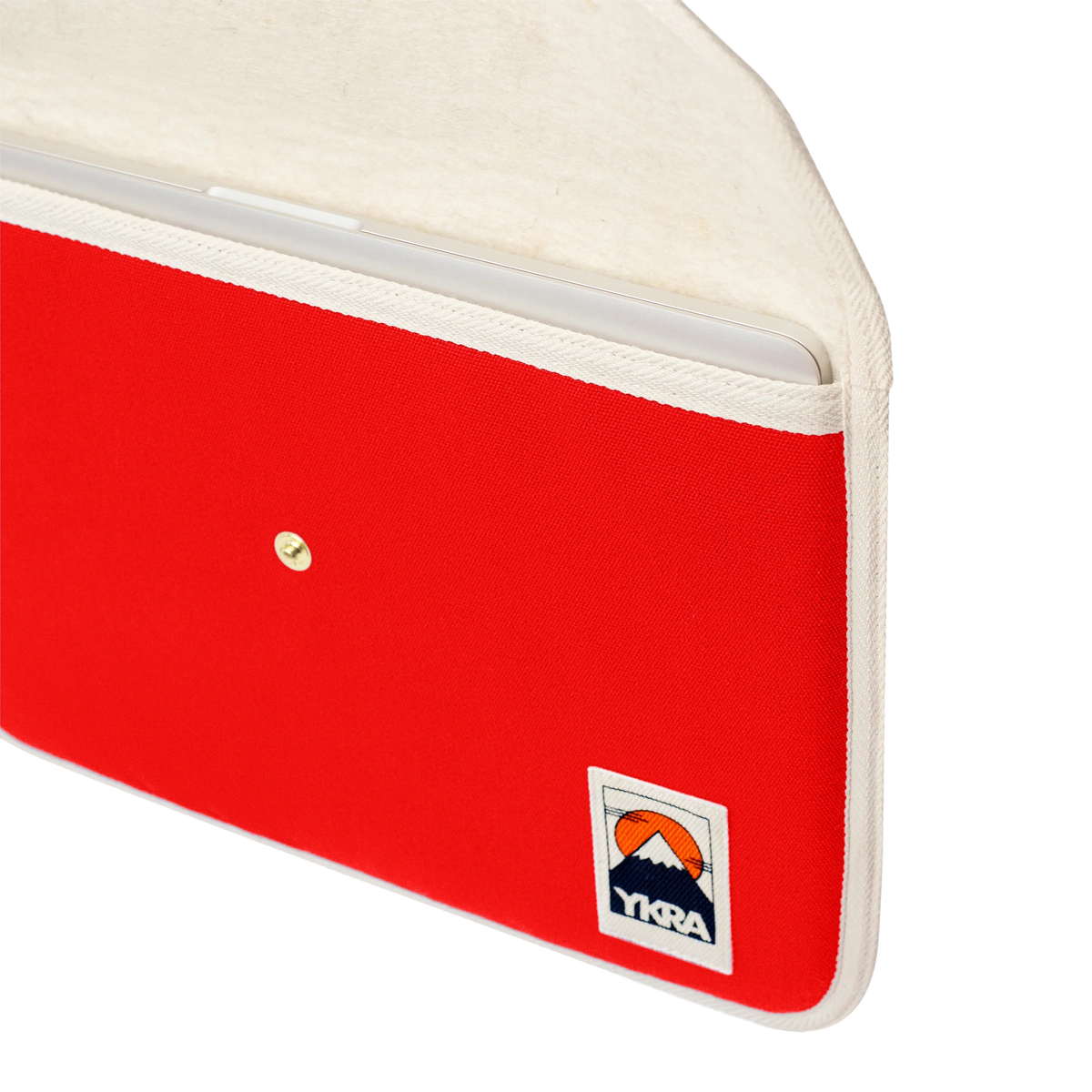 ykra laptop case large - red