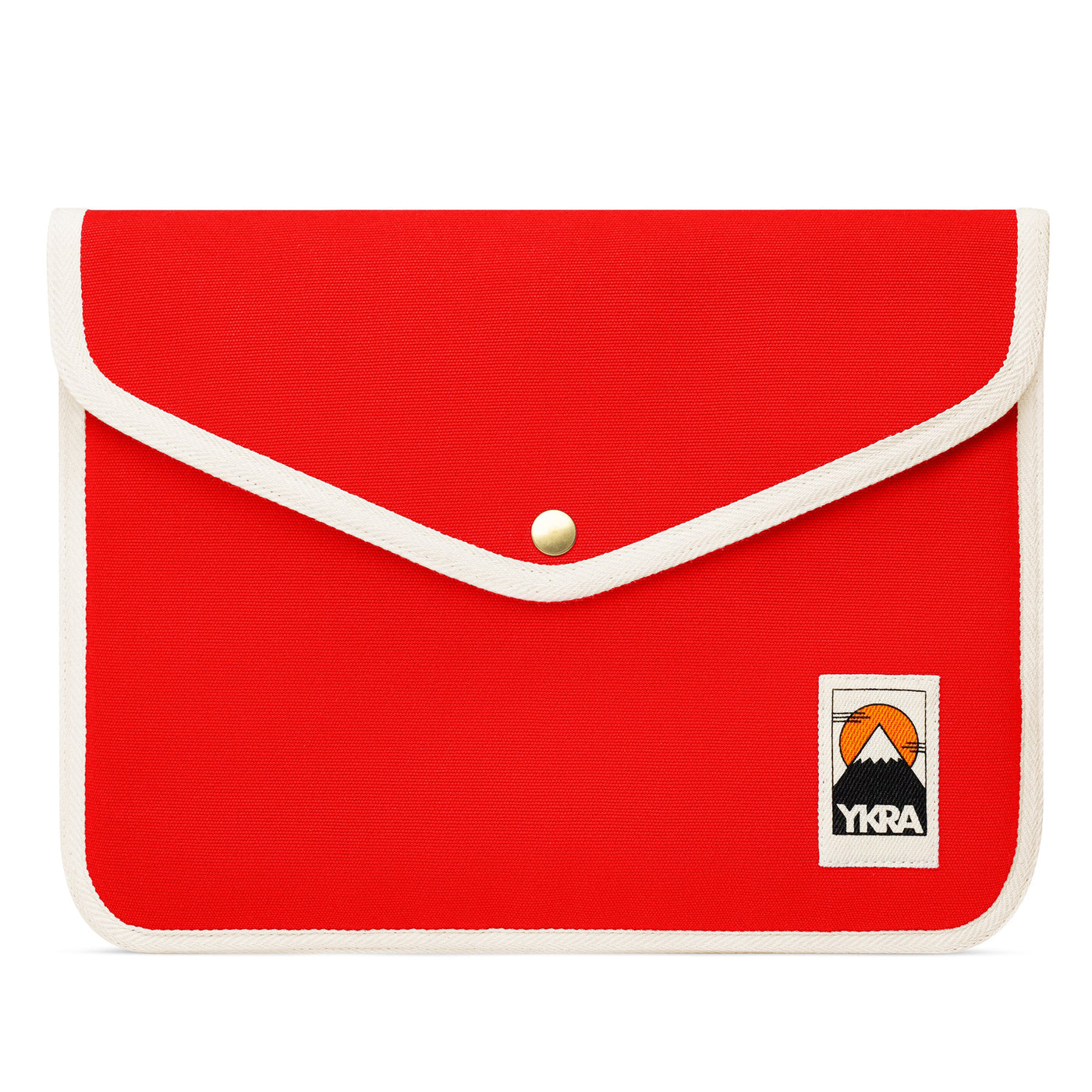 ykra laptop case large - red