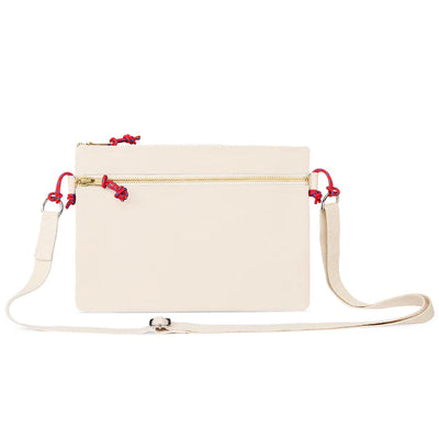 ykra side pouch - white