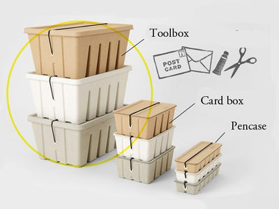 Midori pulp tool box grey