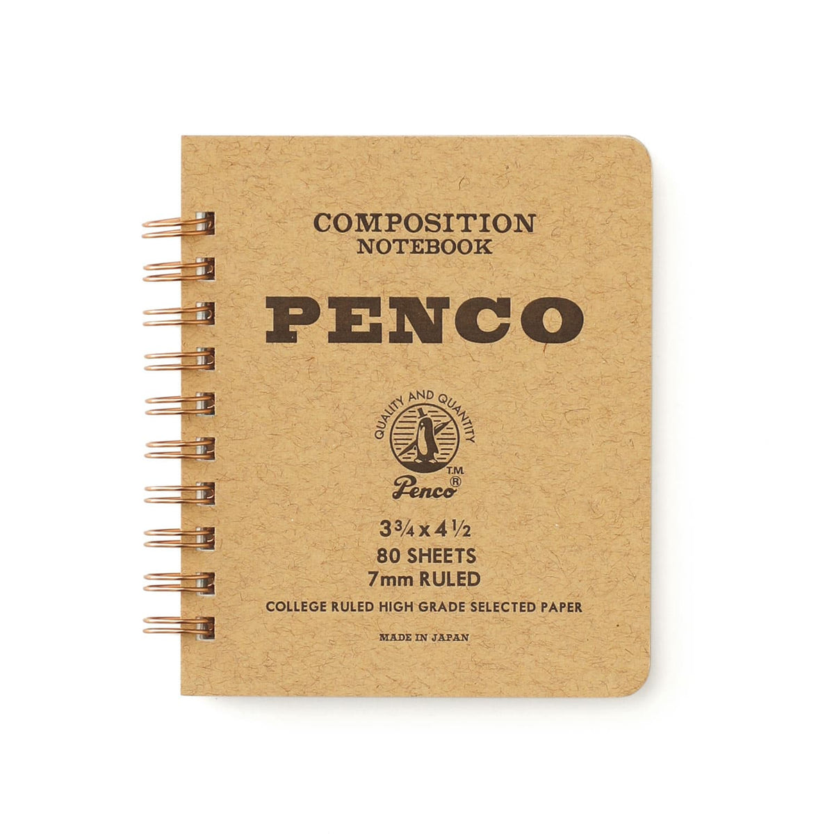 Penco Coil Notizbuch klein - Naturel