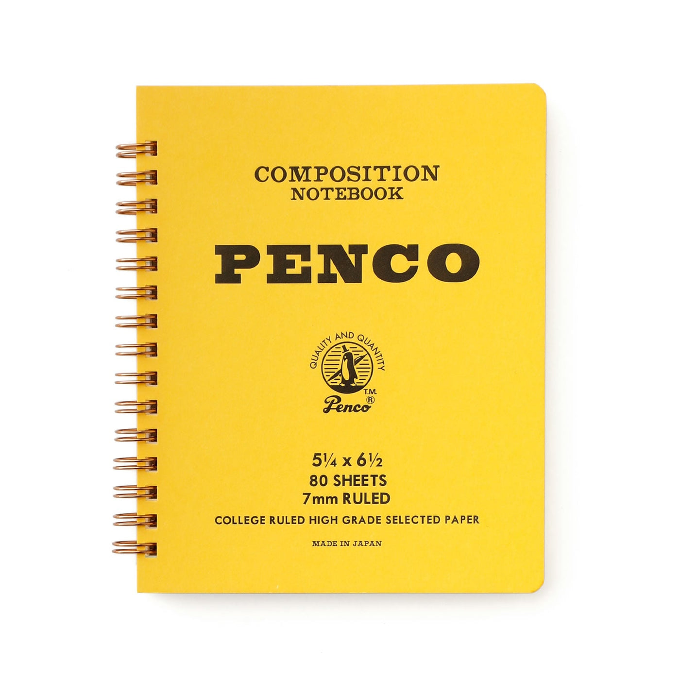 Penco Coil Notebook Medium - Yellow