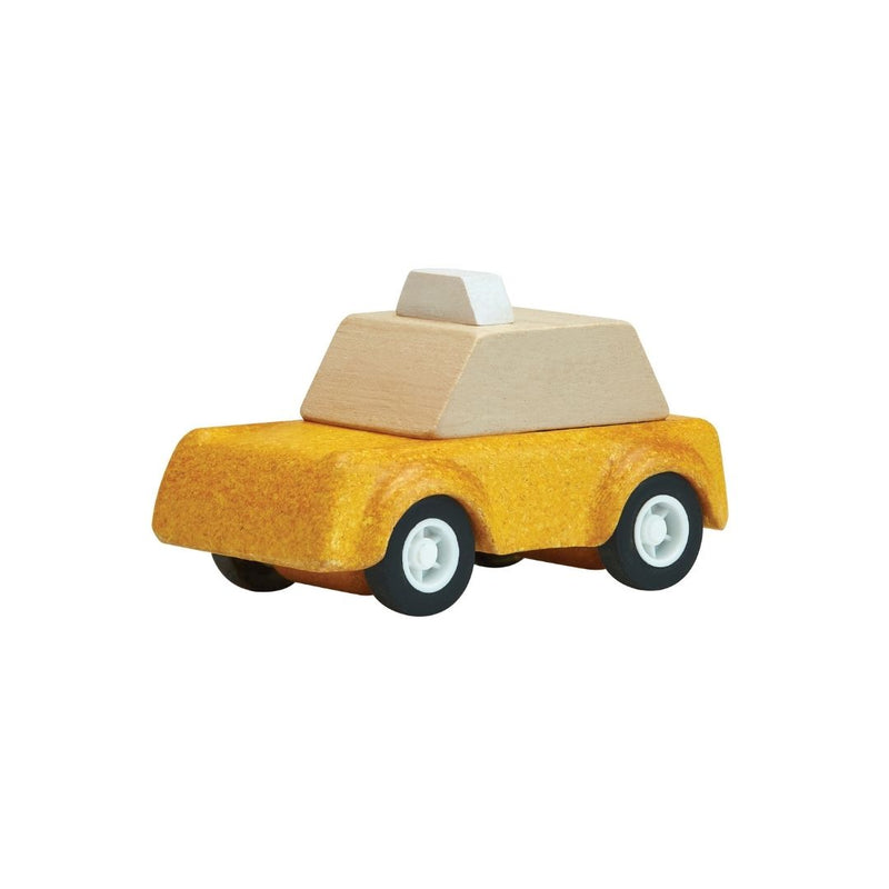 Plan Toys - Yellow Taxicab