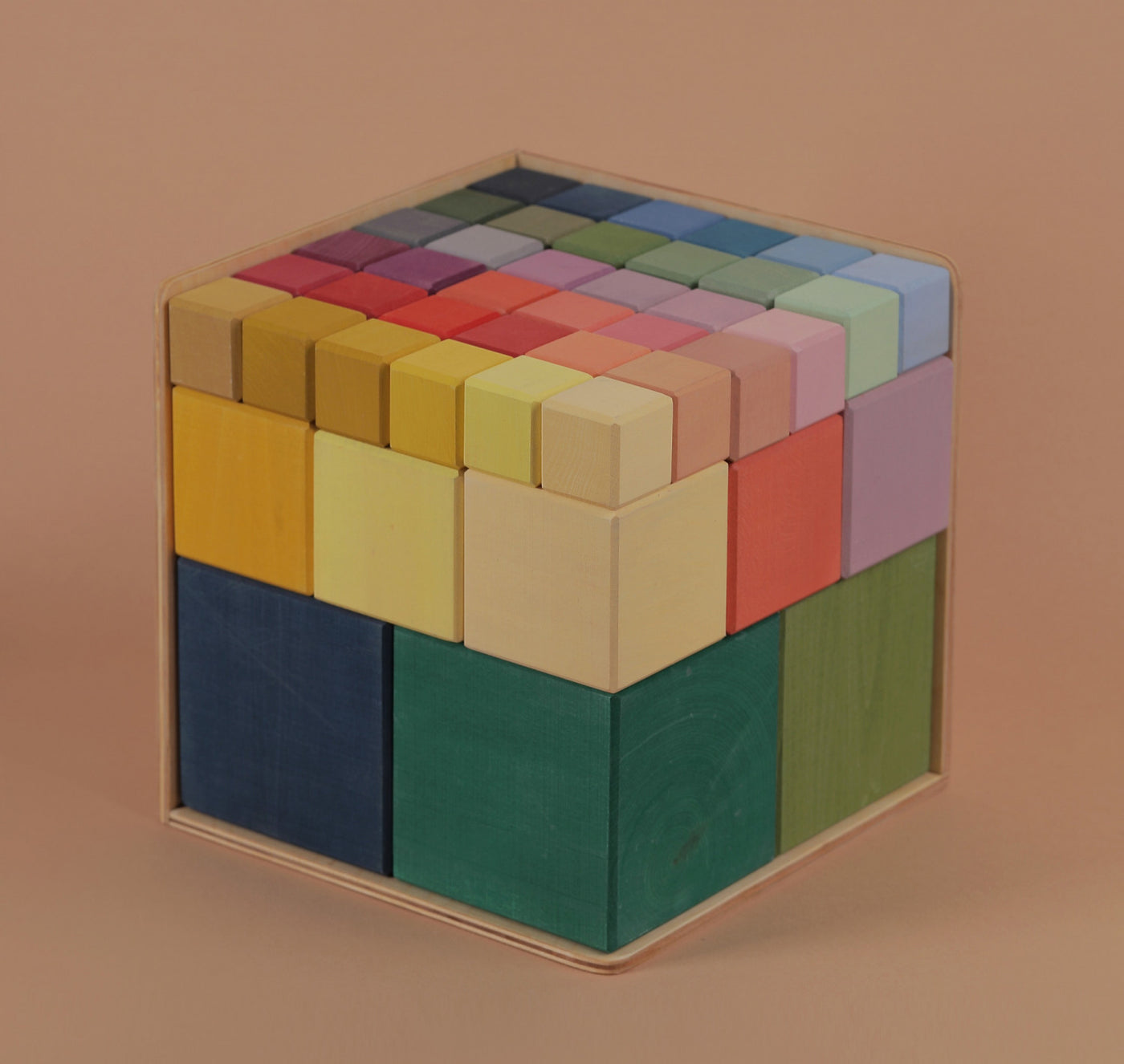 Raduga Grez big triple cubes set colorful