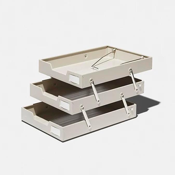 Kokuyo steel letter tray 3 tiers