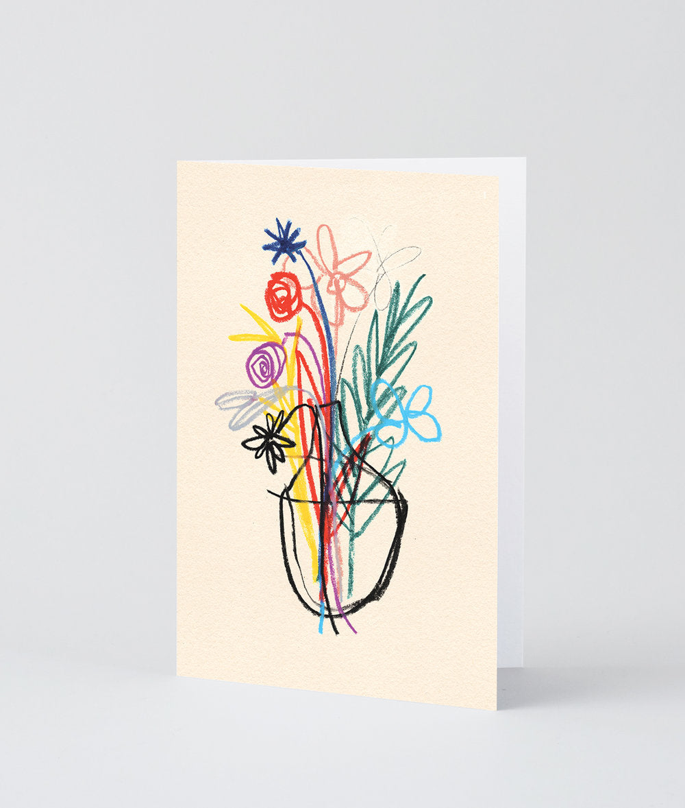 Wrap art card - Bouquet