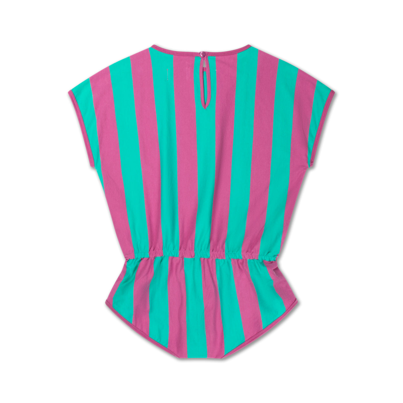 playsuit - azure block stripe