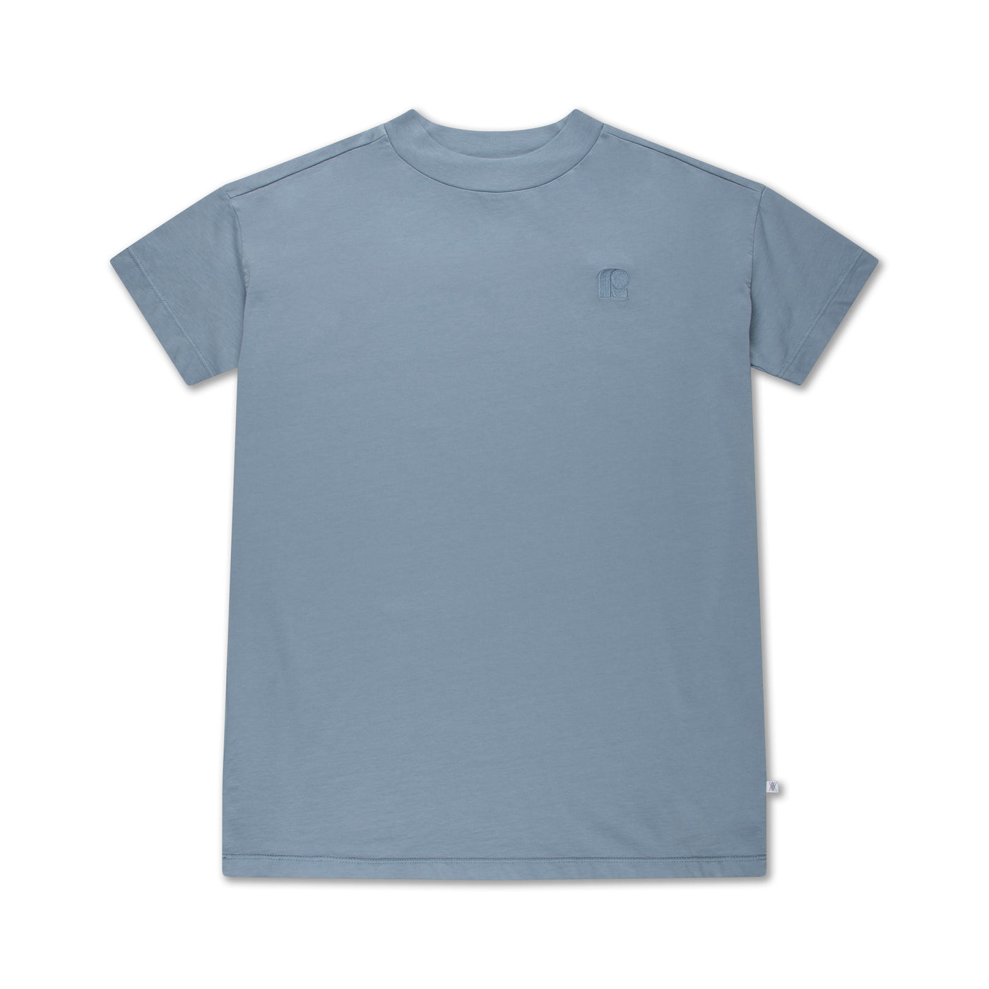 tee shirt dress - night fog blue