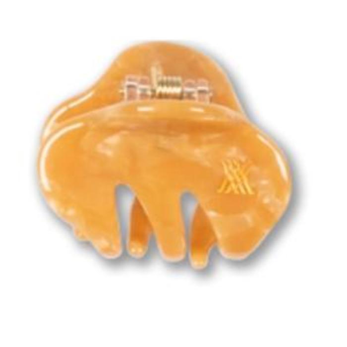 hair clamp small caramel