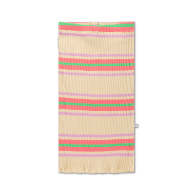 tube skirt - multi nude pink stripe