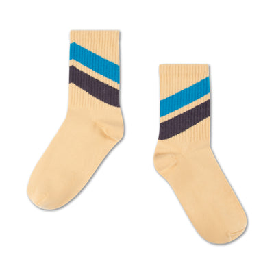 sporty socks - nude stripe