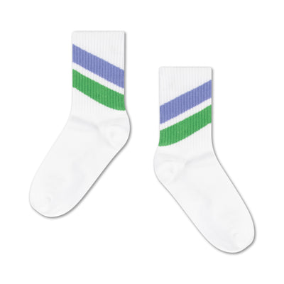 sporty socks - white stripe