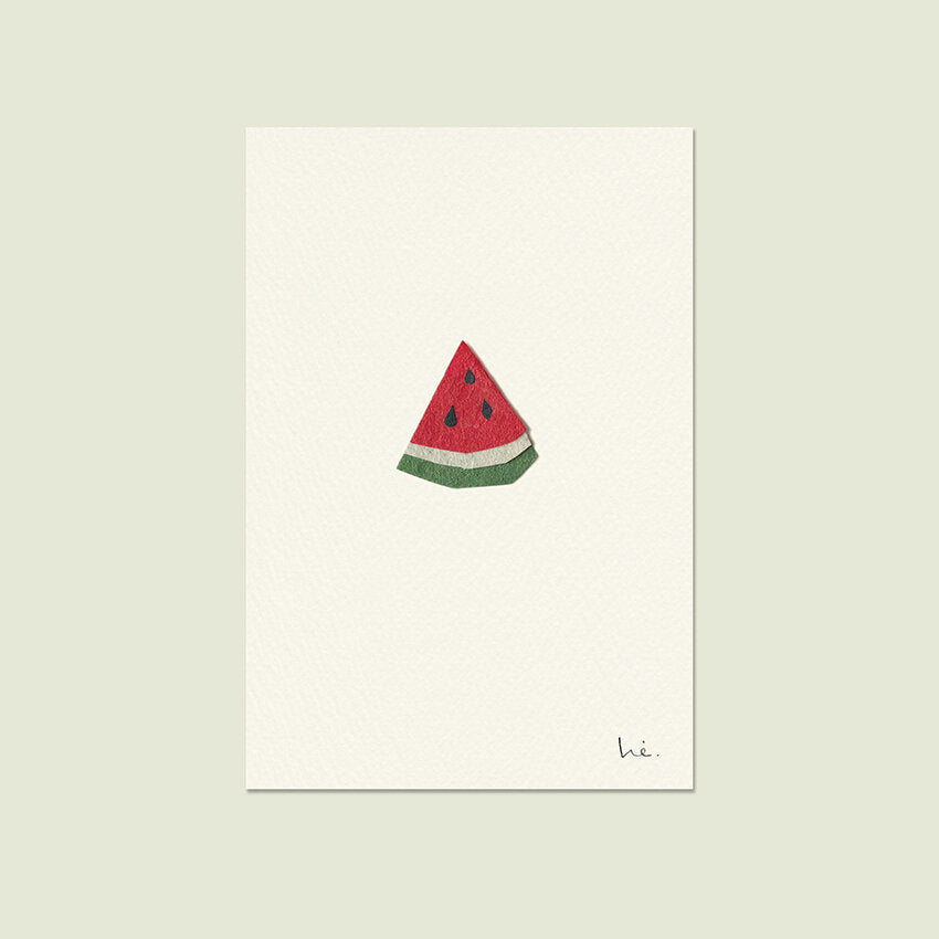 Hiyoko Imai card Watermelon