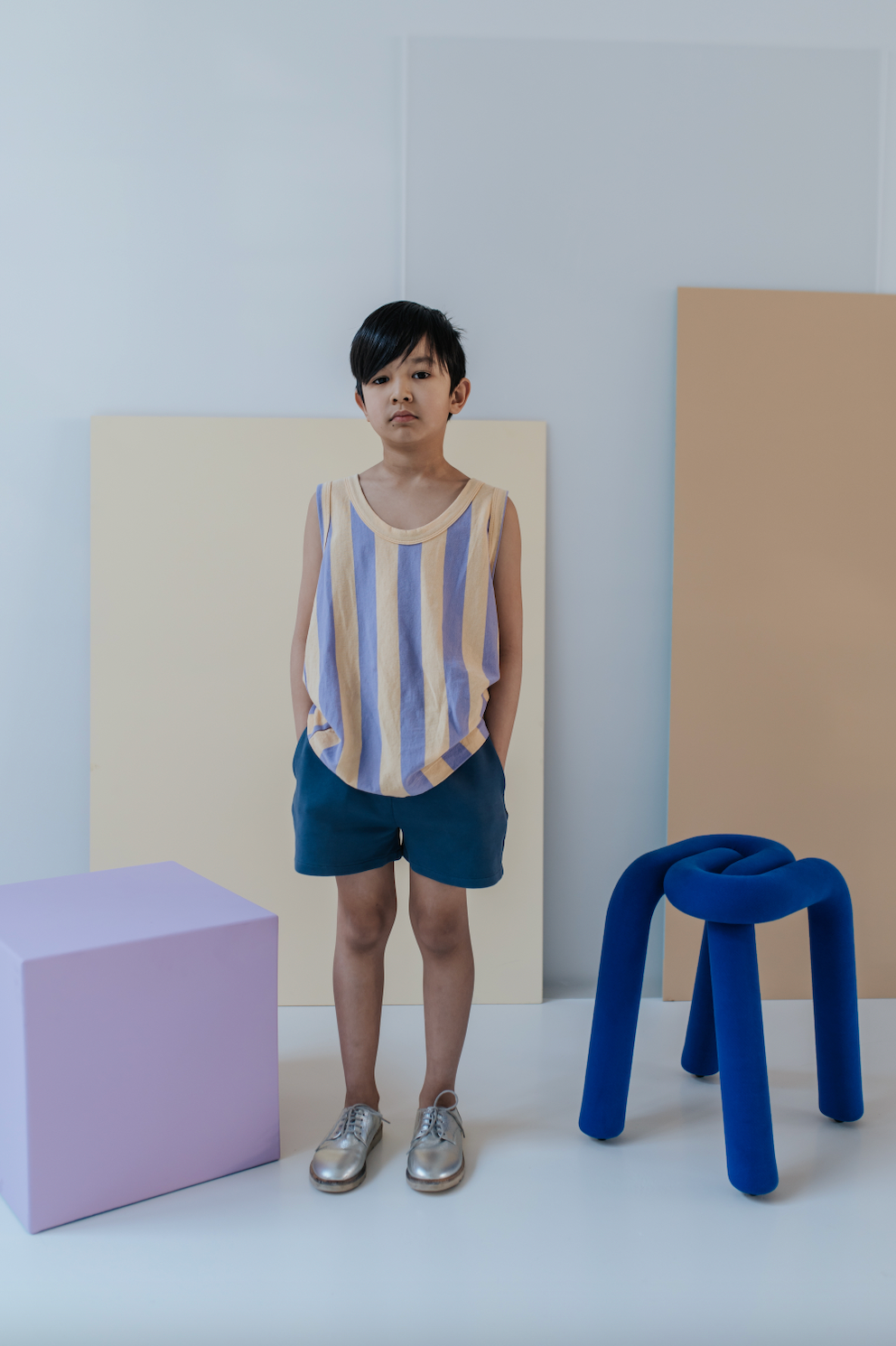 Singlet lila Sonnenstreifen