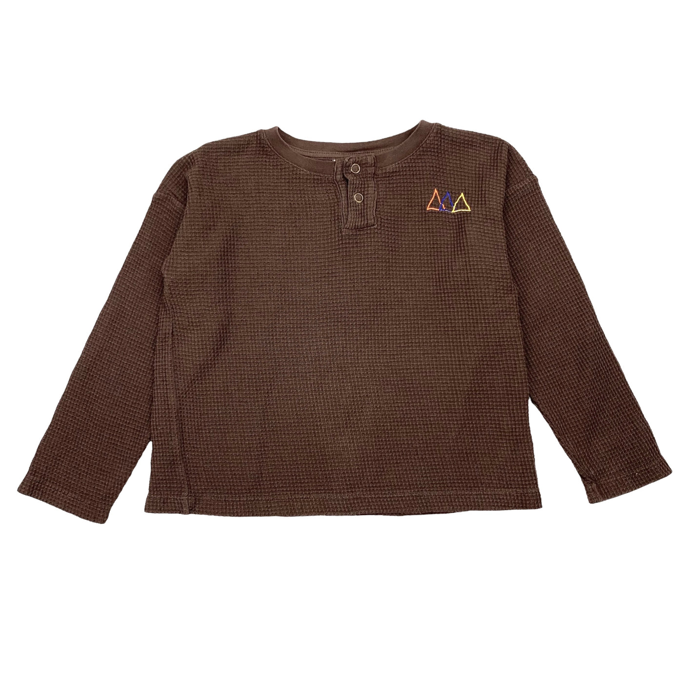 The campamento longsleeve / sweater brown waffle size 3 - 4 years