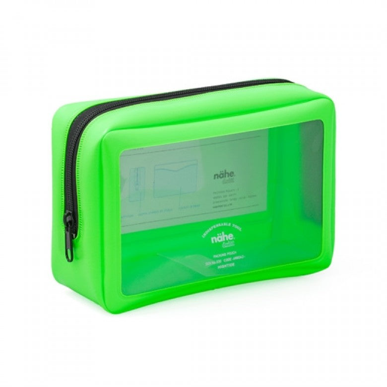 nähe hightide packing pouch L - neon green