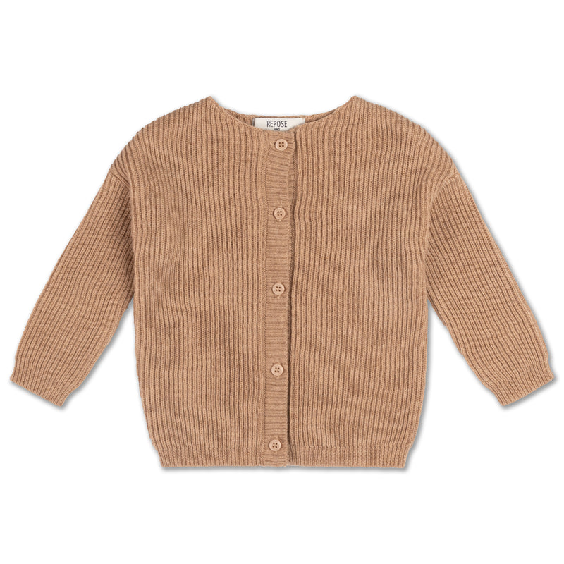 Strickjacke - weiches Karamell