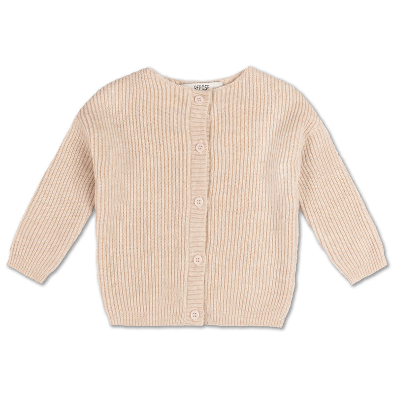 Strickjacke - zartes Weiß