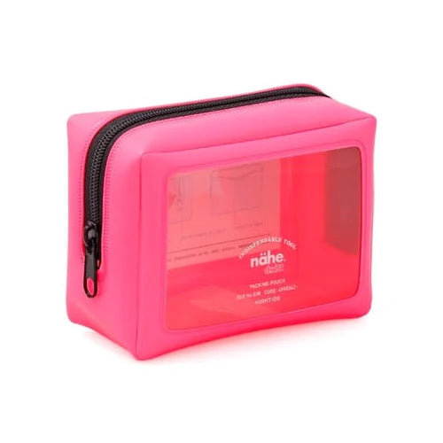 Nähe hightide packing pouch XS neon pink