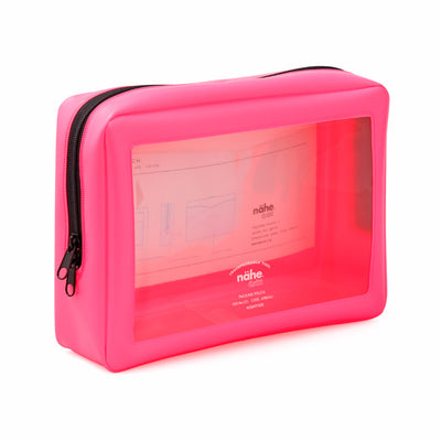 Nähe Hightide packing pouch L - neon pink