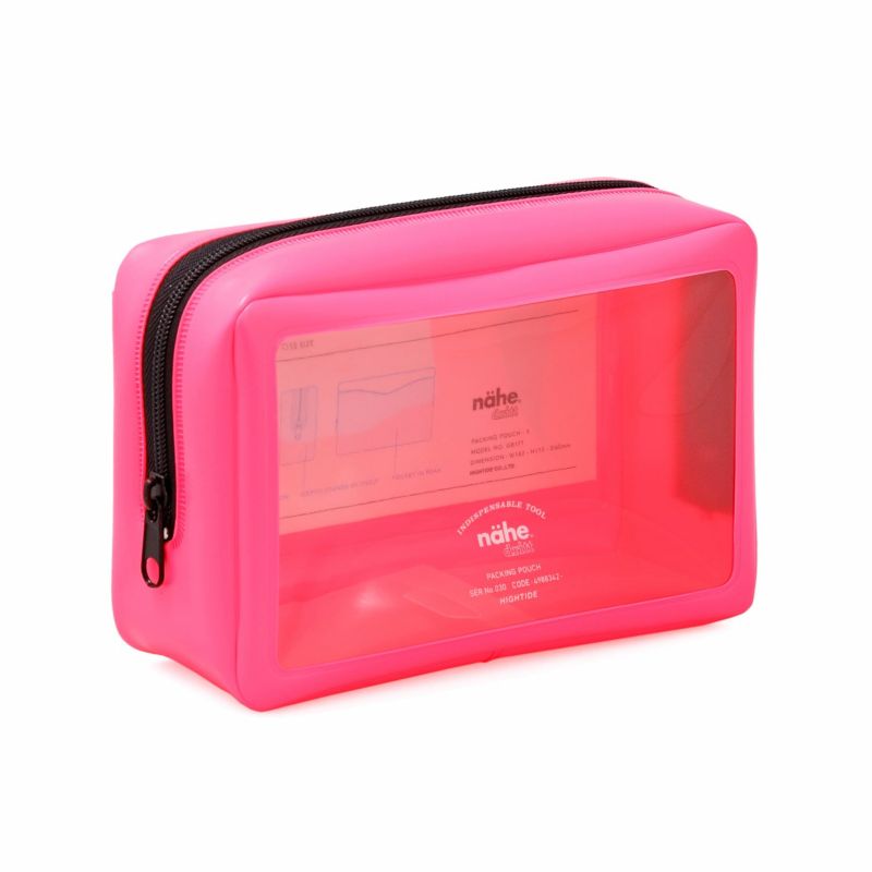 Nähe Hightide packing pouch S - neon pink