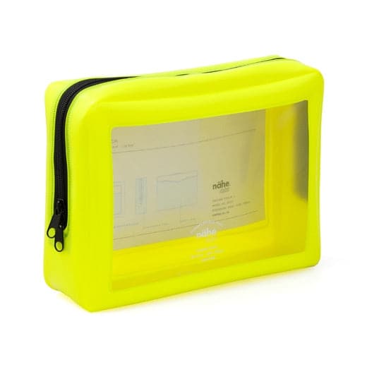 Nähe hightide packing pouch L - neon yellow