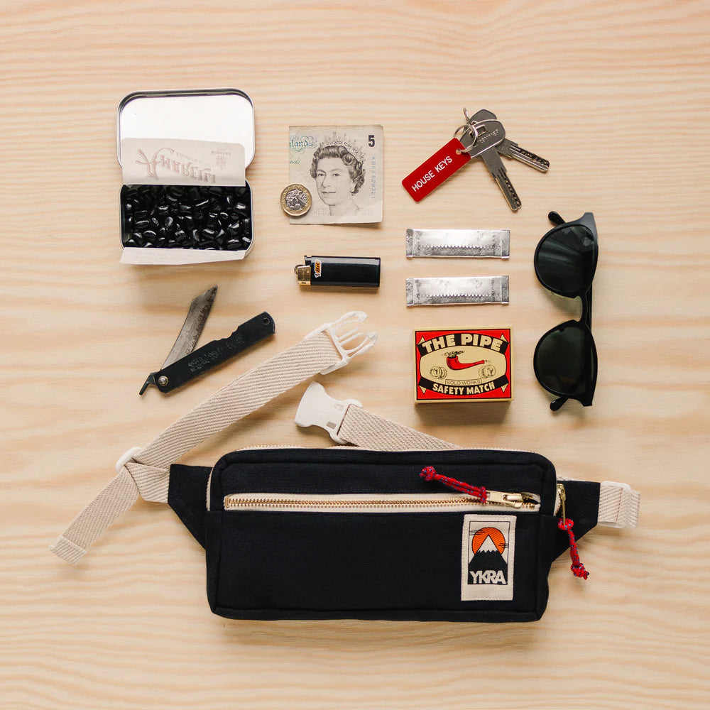 ykra fanny pack - black