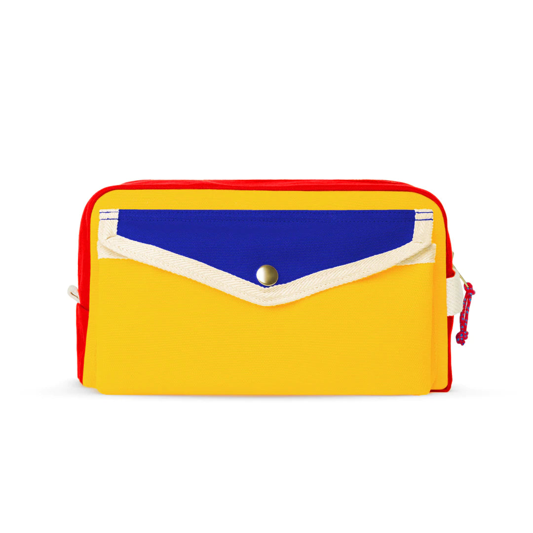 ykra dopp pack - yellow, blue and red