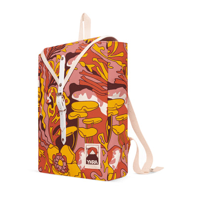 ykra backpack scout - trippy fish rose